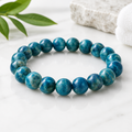 10mm Apatite Bead Bracelet