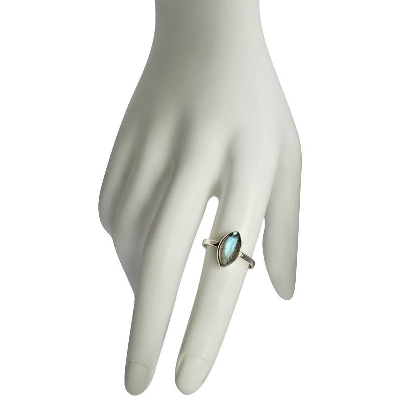 Labradorite Sterling Silver Ring