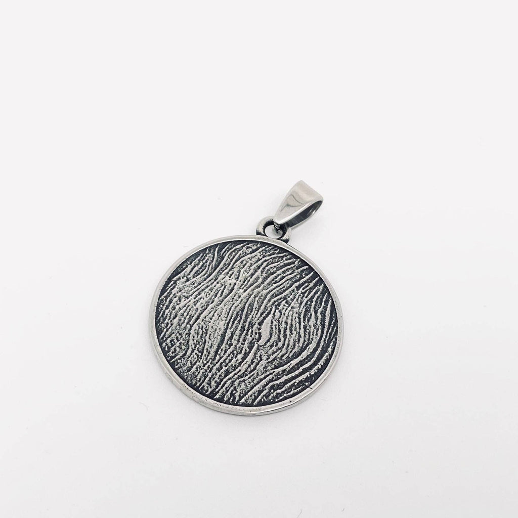 Tree of Life Circular Stainless Steel Pendant