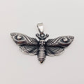 Death Moth Stainless Steel Pendant