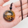 Ammonite Orgonite Pendant