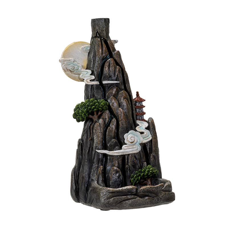 Mountain Scenery Backflow Incense Burner
