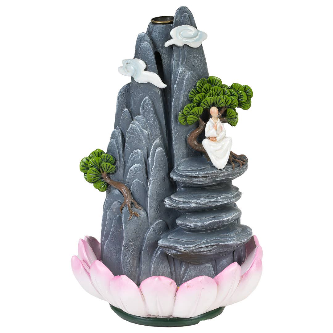 Lotus Mountain Backflow Incense Burner