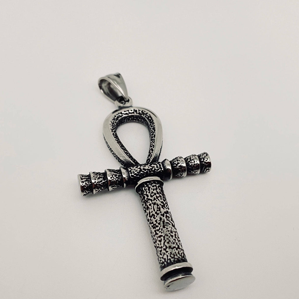 Stainless Steel The Ankh Scepter Charm Pendant