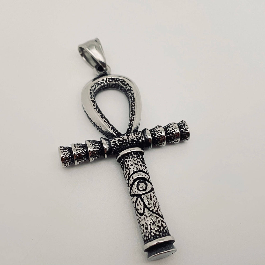 Stainless Steel The Ankh Scepter Charm Pendant