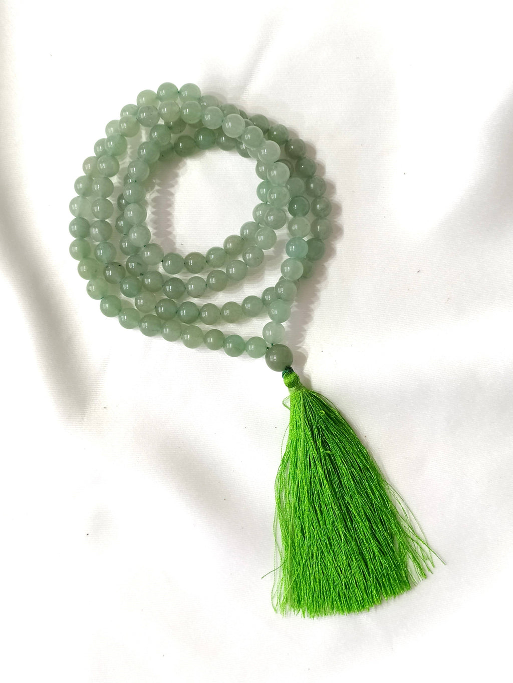 Green Aventurine Gemstone Mala | 108 Prayer Beads Jap Mala