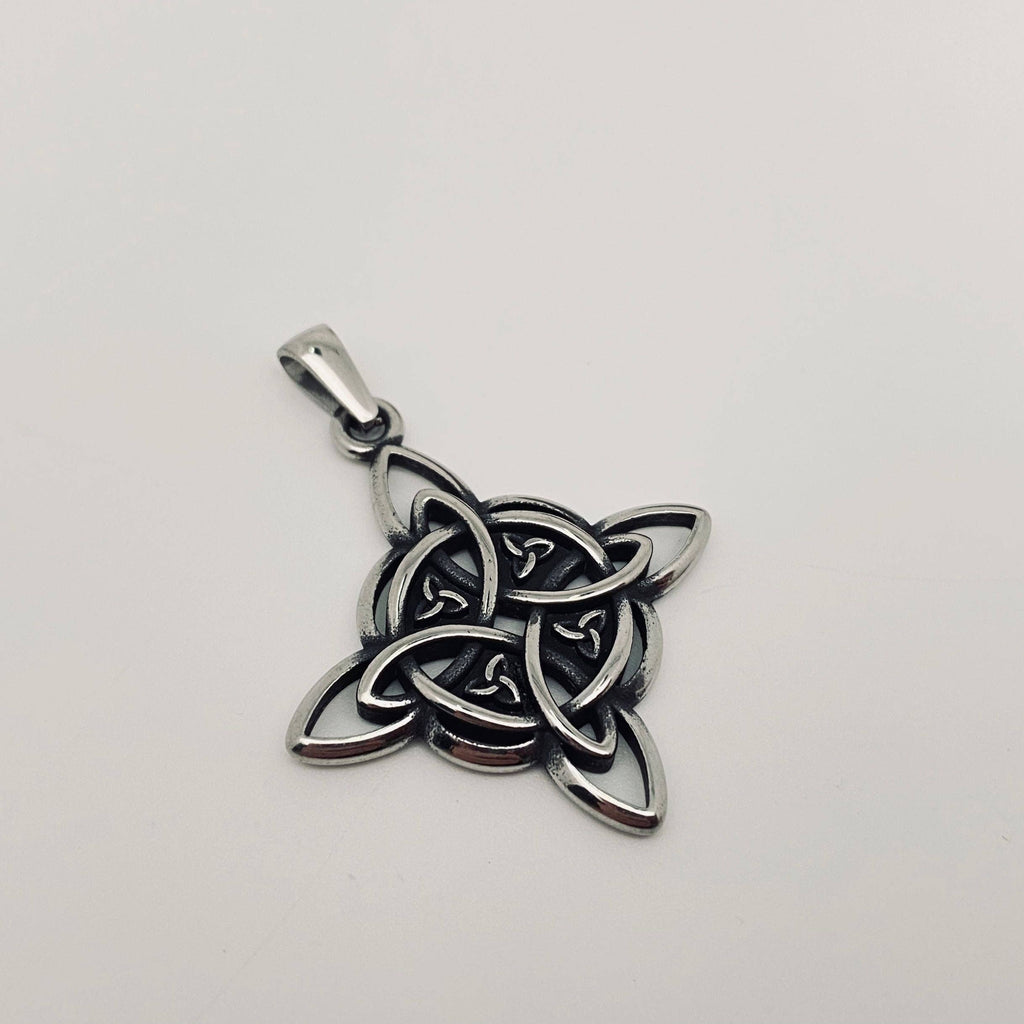 Celtic Witches Knot Stainless Steel Pendant