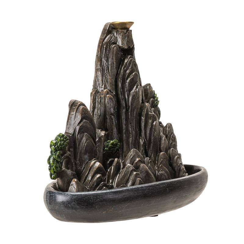 Mountain Scene Backflow Incense Burner