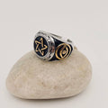 Eye Five-pointed Star Stainless Steel Ring