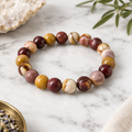 8mm Mookaite Bead Bracelet