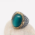 Cat's Eye Stainless Steel Men's Ring