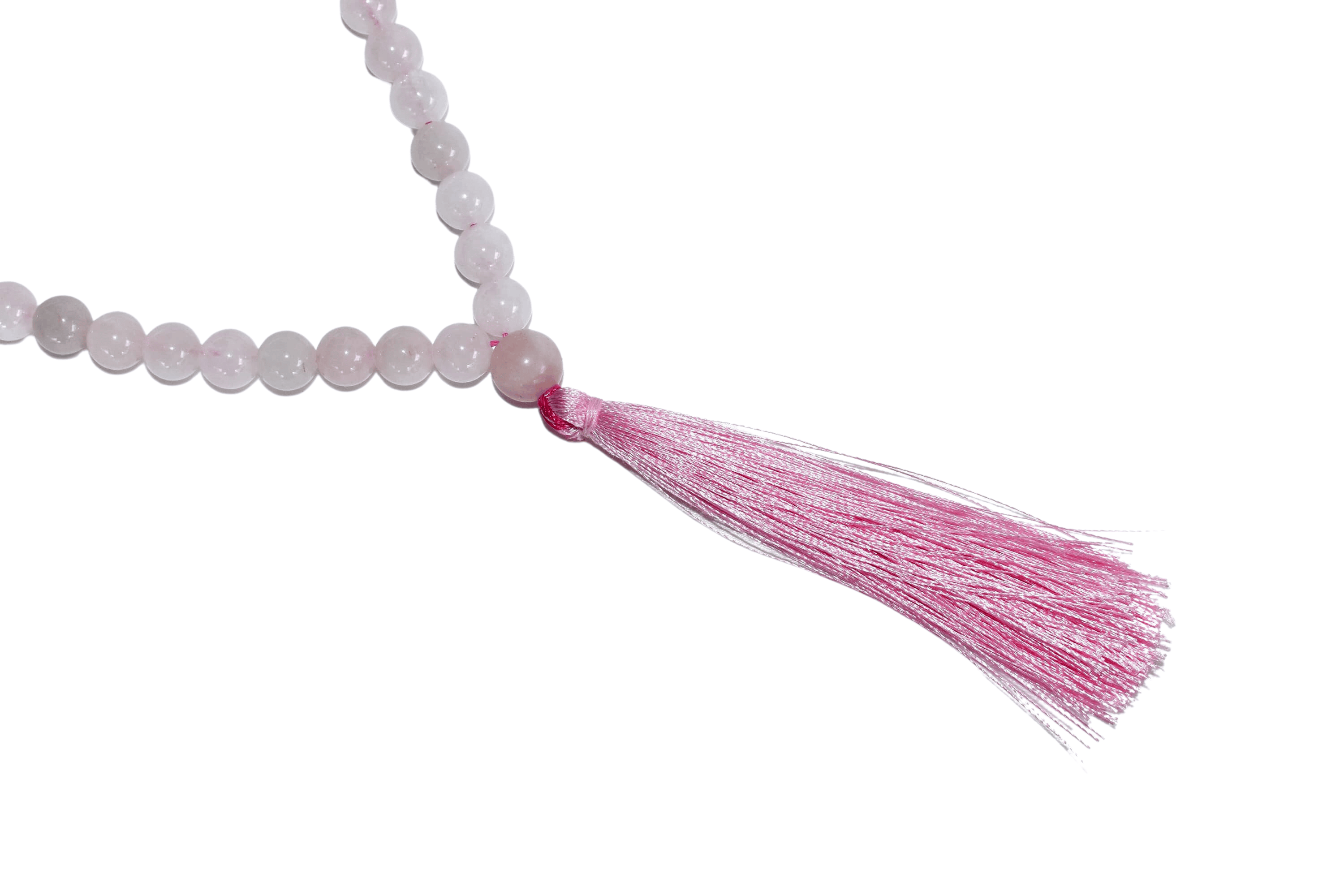 Rose Quartz Gemstone Mala | 108 Prayer Beads Jap Mala