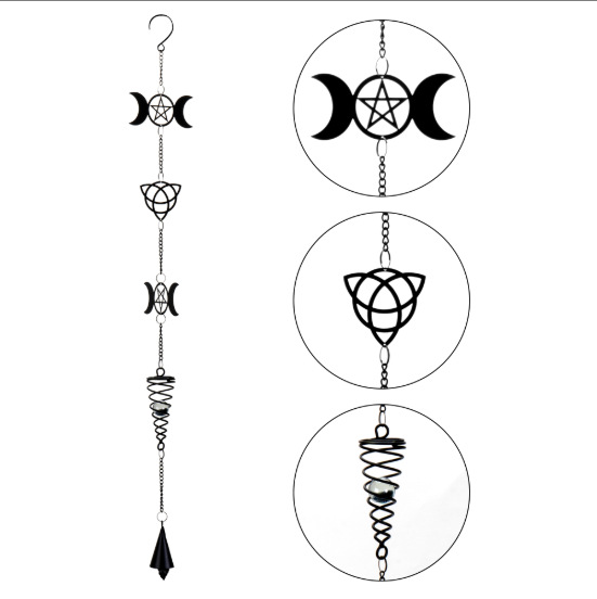 Triple Moon Hanging Decoration