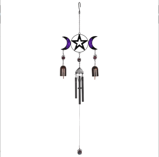 Triple Moon Windchime w/ Bells