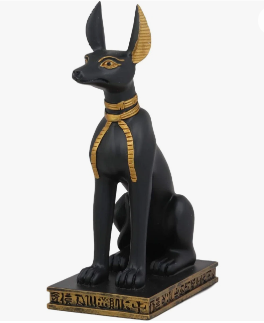Sitting Anubis Figurine