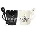 Witches and Wizard Mug & Spoon Set