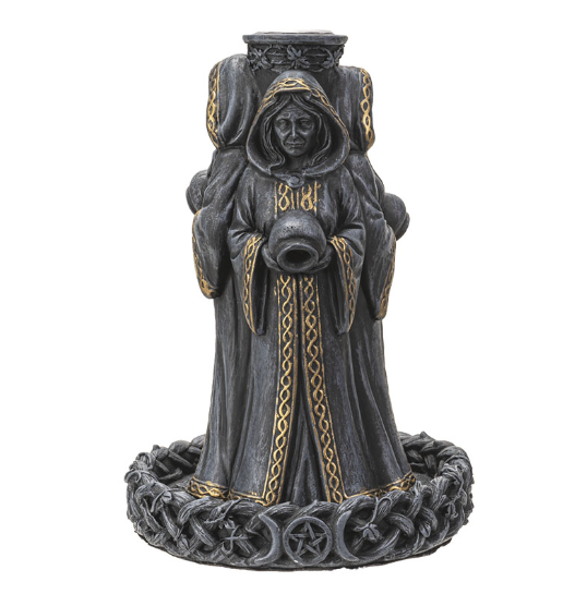 Mother, Maiden, Crone Backflow Incense Burner