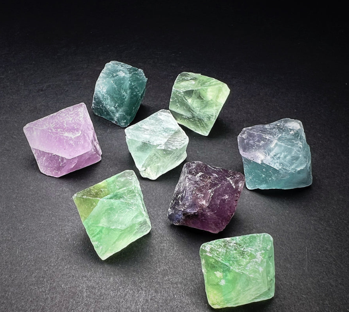 Fluorite Octahedrons