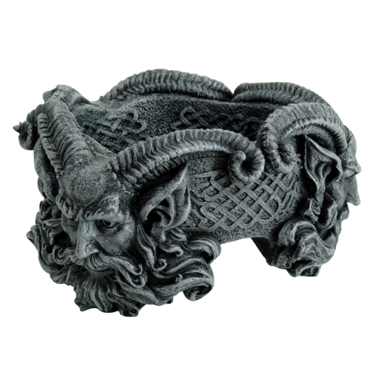 5.5 Inch Pan Character Cold Cast Resin Ashtray