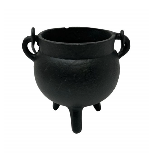 3" Cast Iron Cauldron Plain