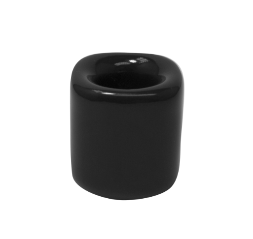 Black Ceramic Chime Candle Holders