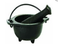 Cast Iron Mortar & Pestle 4.5"