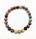 8mm Ocean Jasper Bead Bracelet