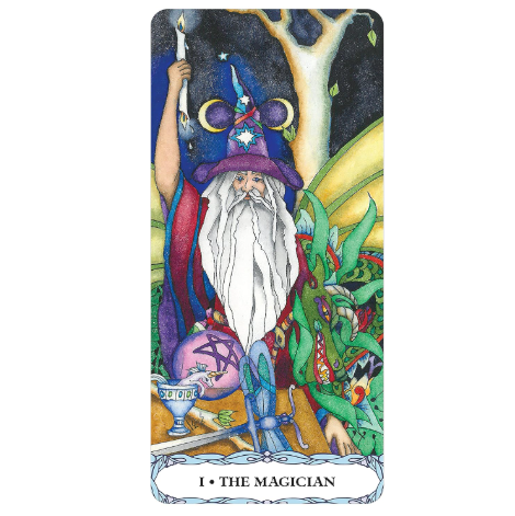 Tarot of a Moon Garden Borderless Deck and Book Set