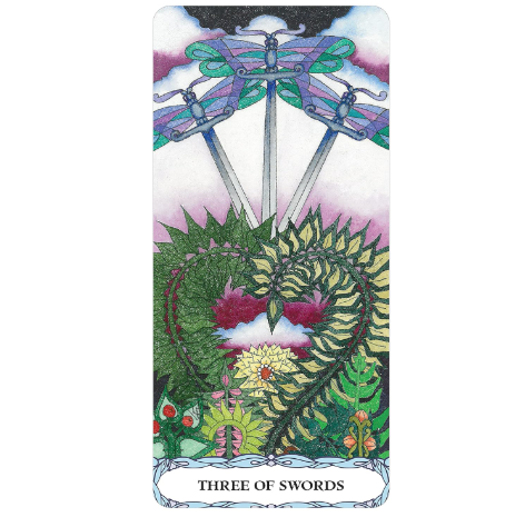 Tarot of a Moon Garden Borderless Deck and Book Set