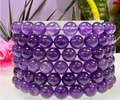 Amethyst bead bracelet