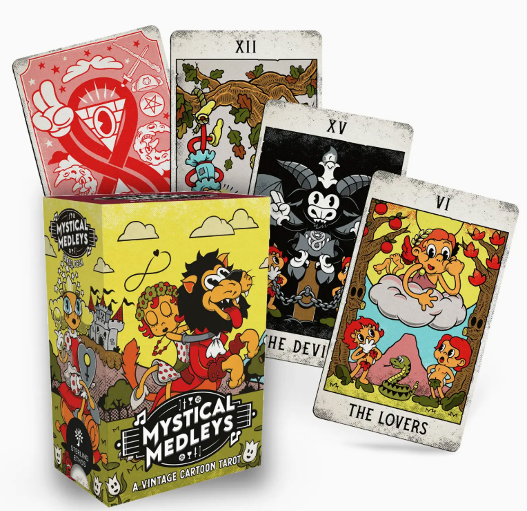 Mystical Medleys:  A Vintage Cartoon Tarot