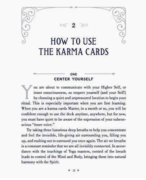 Karma Cards