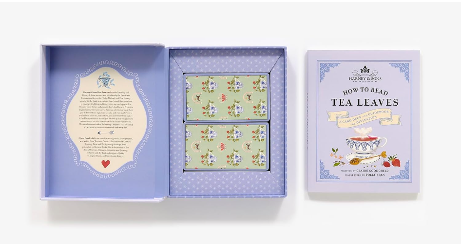 Harney & Sons How to Read Tea Leaves: A Card Deck and Guidebook for Divination