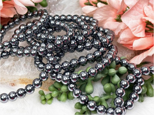 8mm Terahertz Bead Bracelet