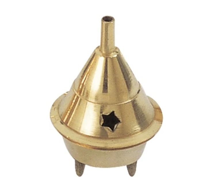 Brass 2" Cone Incense Burner