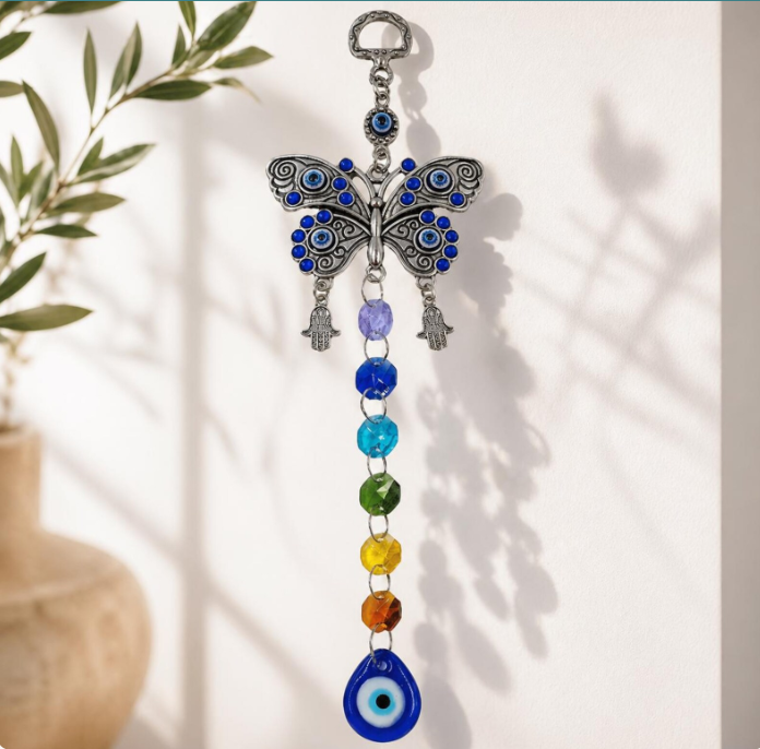 Evil Eye Chakra Butterfly 11.75"