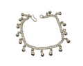 Silvertone anklet w/ Bells