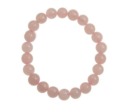 8mm Rose Quartz Bead Bracelet
