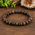 8mm Tiger Iron Bead Bracelet