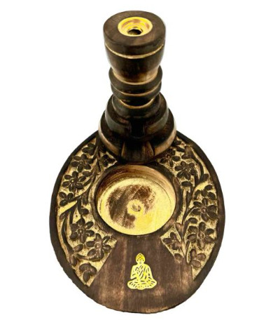 Wood Incense Backflow Cone Burner