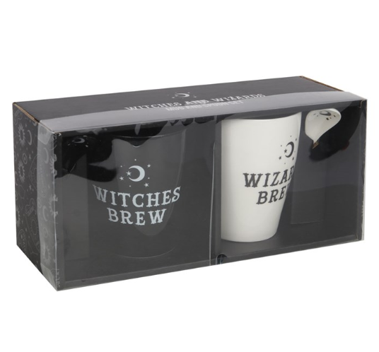 Witches and Wizard Mug & Spoon Set