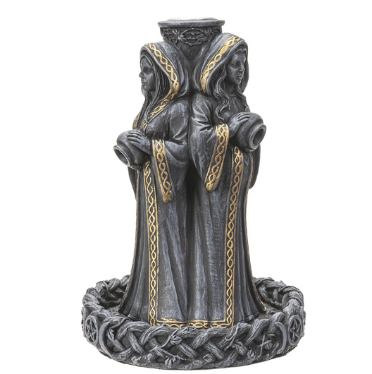 Mother, Maiden, Crone Backflow Incense Burner