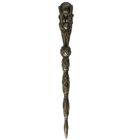 Gold Triple Goddess Wand