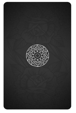 Eight Coins' Tattoo Tarot Borderless Miniature Edition by Eight Elian-James Showell