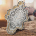 Handcrafted Tiger Calcite Bowl