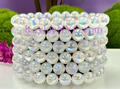 Angel Aura Selenite Bracelet 8mm