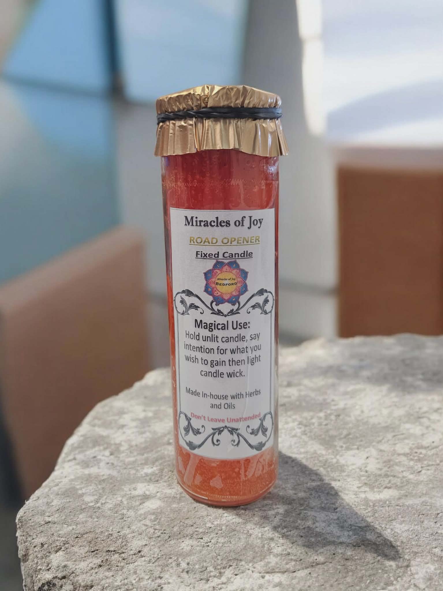 MOJ Fixed Road Opener Candle