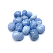 Blue Calcite tumbled