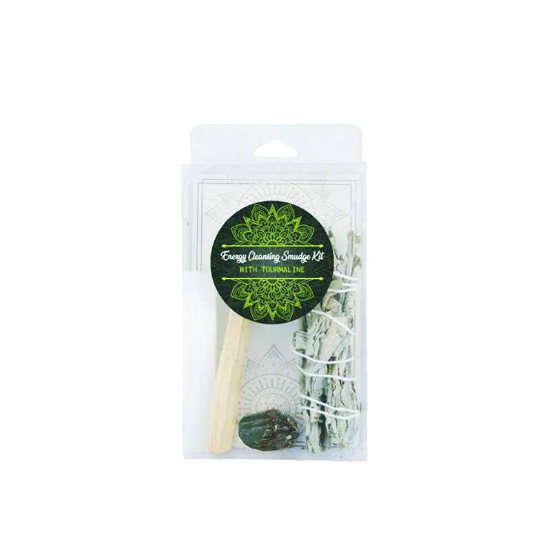 Smudge Kit - Energy Cleansing w/ Tourmaline
