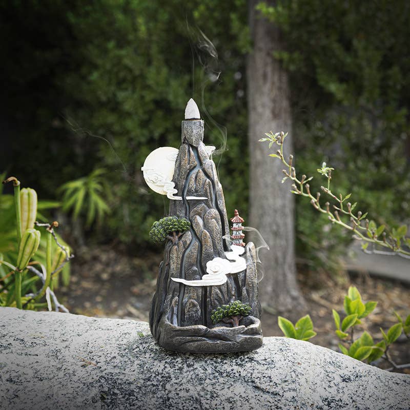 Mountain Scenery Backflow Incense Burner